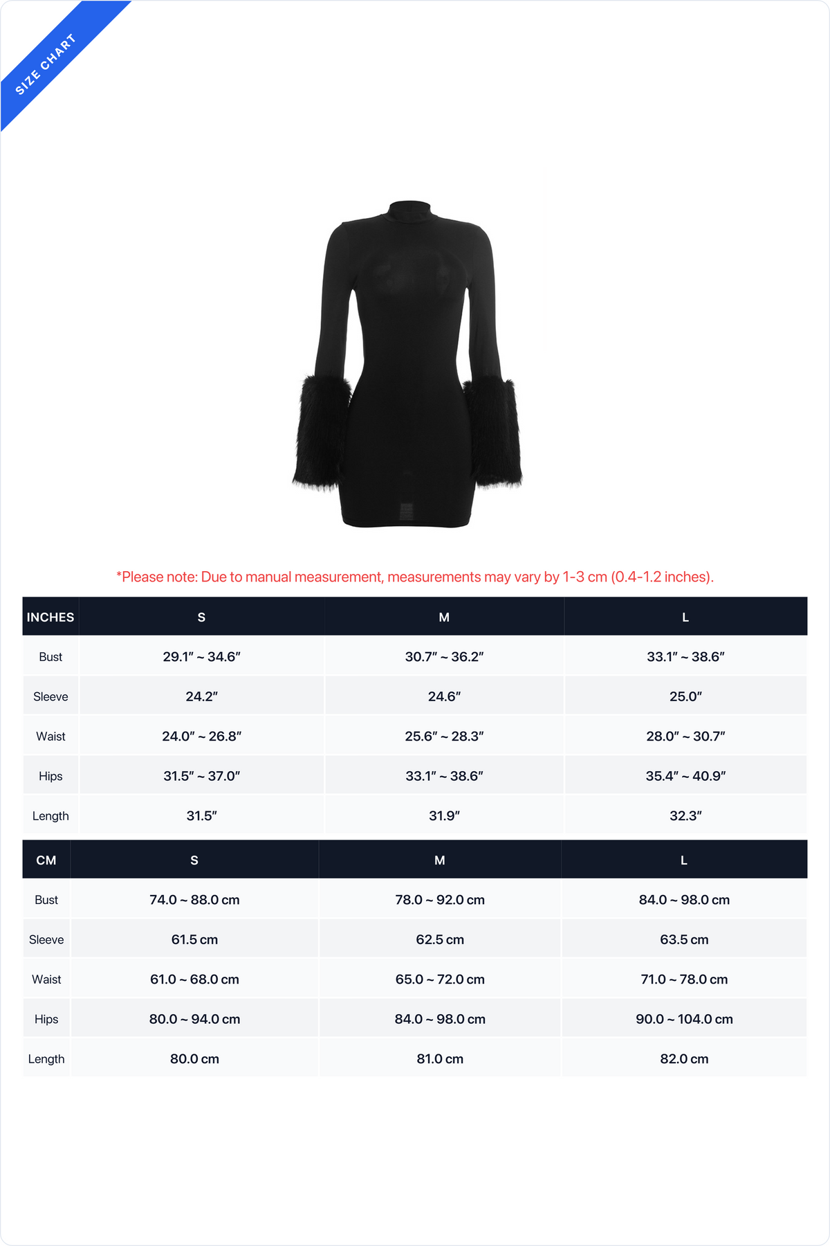 Plush-Cuff Mock-Neck Long-Sleeve Mini Dress Lavish Daily