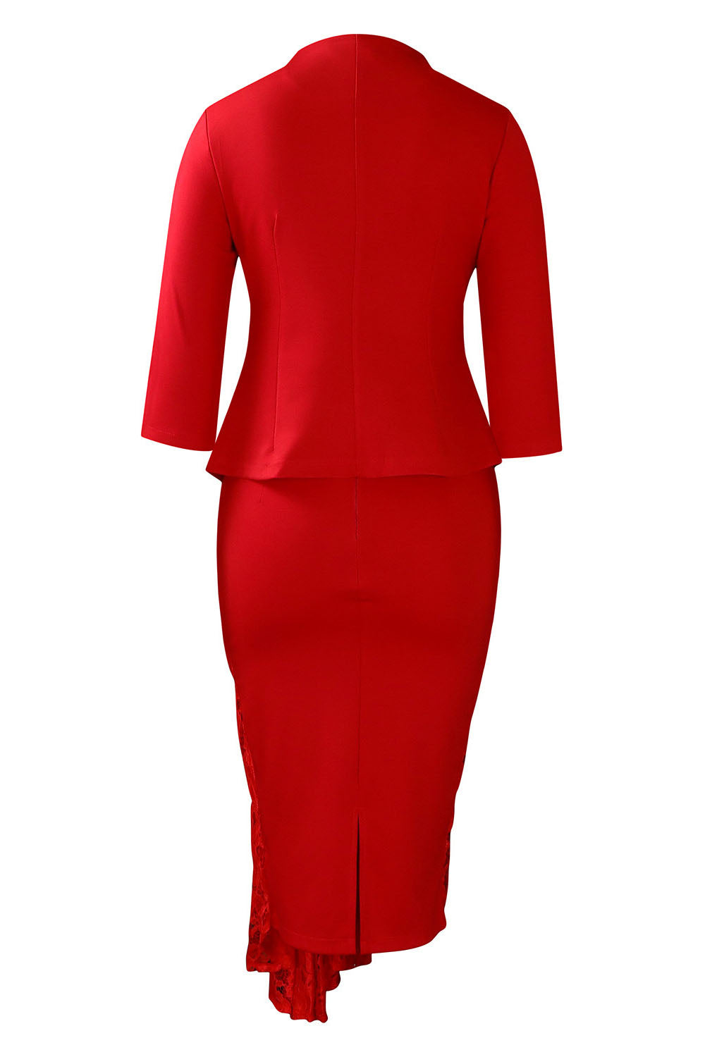 Vintage Lace Print Dress Pencil Cocktail Dress Lavish Daily