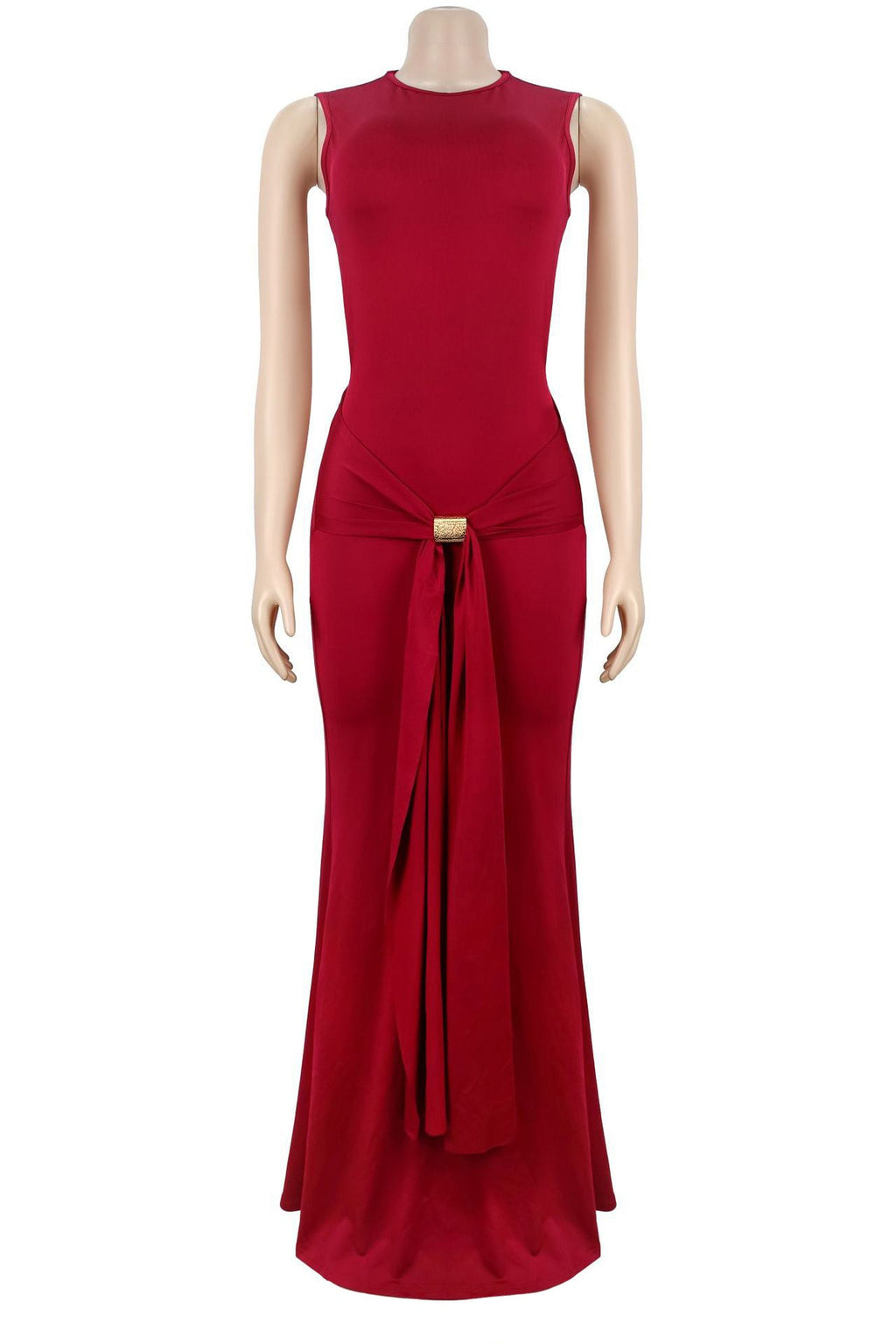 Slim Fit Backless Sleeveless Dress LavishDaily