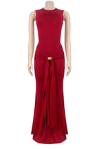 Slim Fit Backless Sleeveless Dress LavishDaily