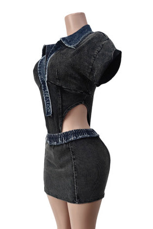 Sleeveless Romper with High-Stretch Skirt Lavish Daily