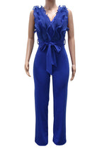 Ruffle Tank Jumpsuit Lavish Daily