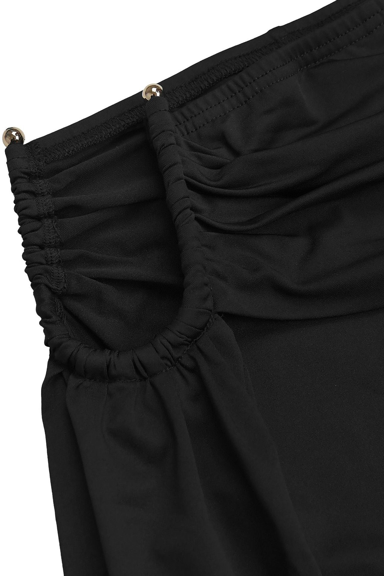 Twist-Front Halter Top & Drape Flare Pant Set Lavish Daily