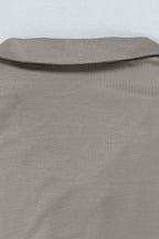 V-Neck Long Sleeve Stretch Fitted Two-Piece Set Lavish Daily