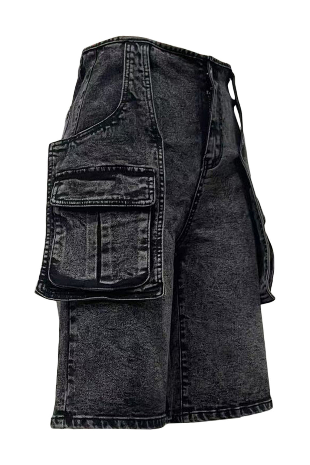 Retro Cargo Denim Shorts Lavish Daily