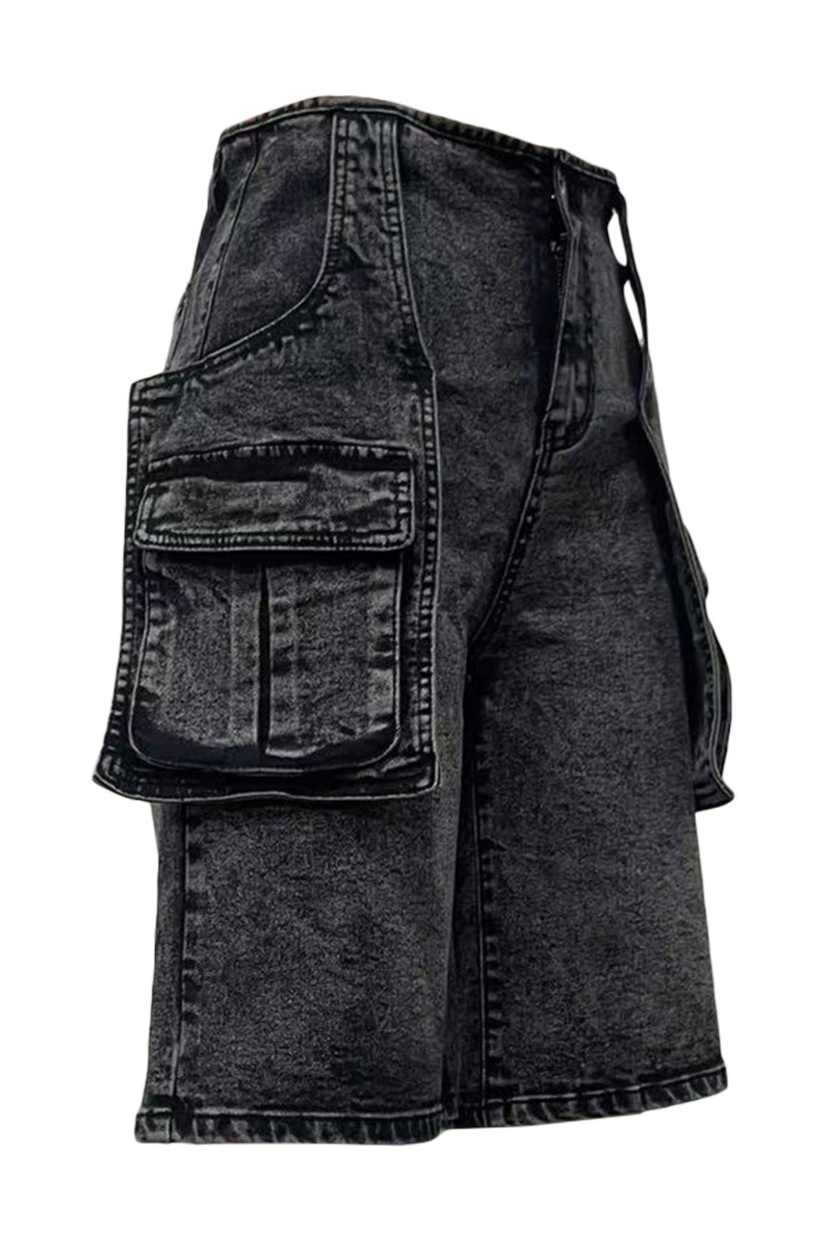Retro Cargo Denim Shorts Lavish Daily