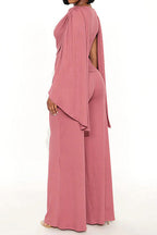 Draped Pant Set Lavish Daily