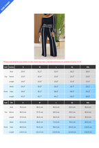 One Shoulder Top and Wide Leg Pants Set Lavish Daily