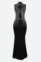 Turtleneck Sequin Bridal Dress Lavish Daily