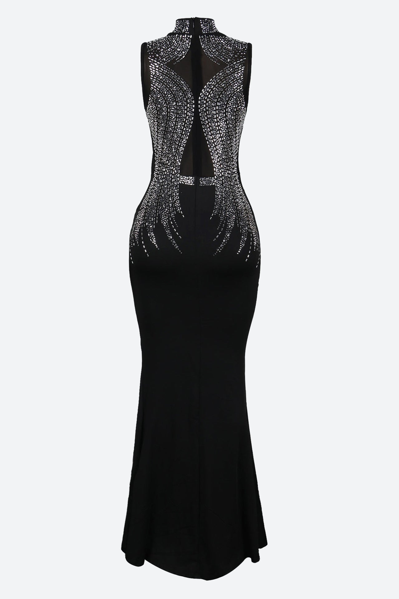 Turtleneck Sequin Bridal Dress Lavish Daily