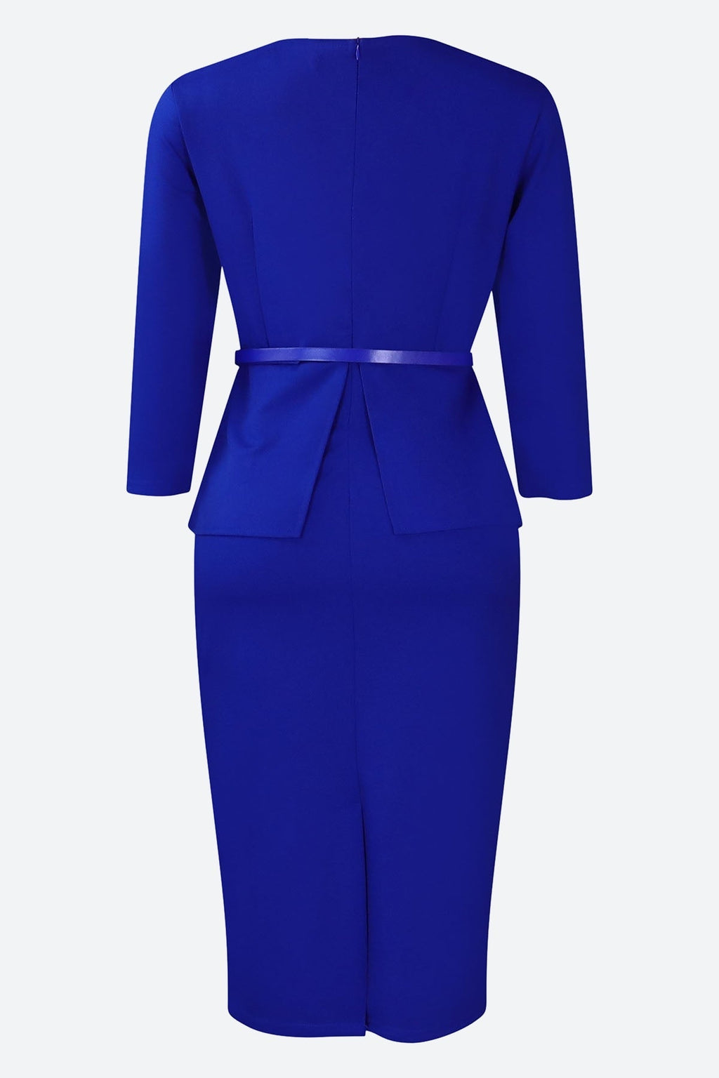 3/4 Sleeve Bodycon Work Dress Lavish Daily