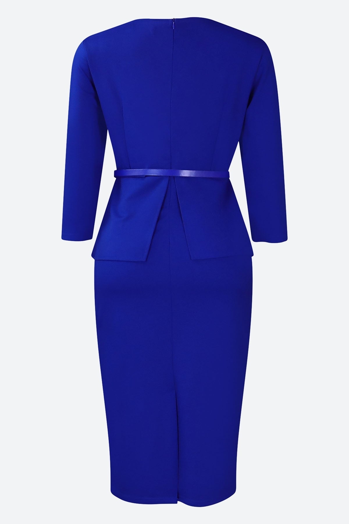 3/4 Sleeve Bodycon Work Dress Lavish Daily