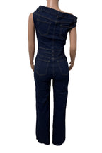 Strapless Off-Shoulder Fitted Denim Jumpsuit Lavish Daily