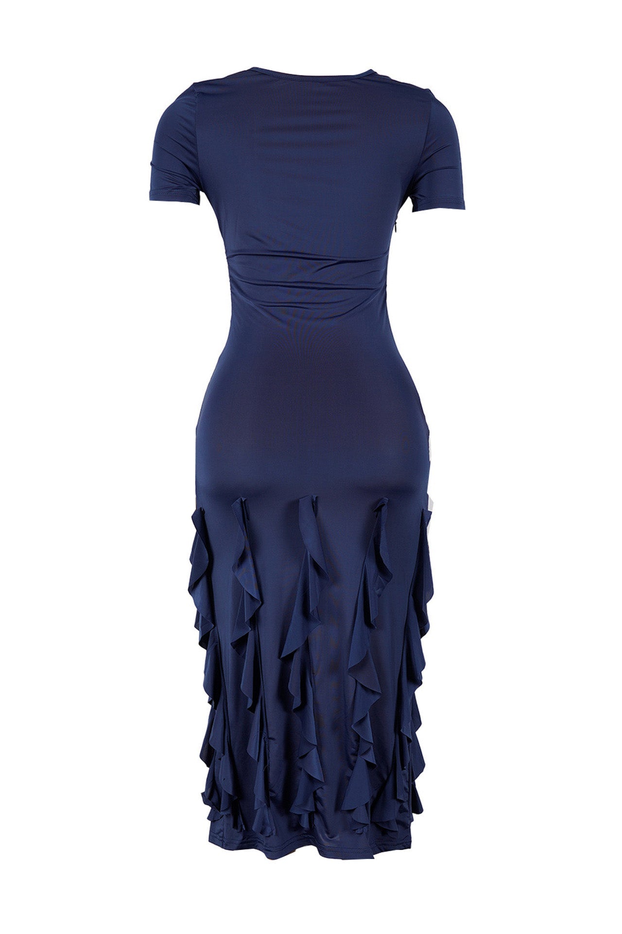 Elegant Slim-Fit Stretch Midi Dress Lavish Daily