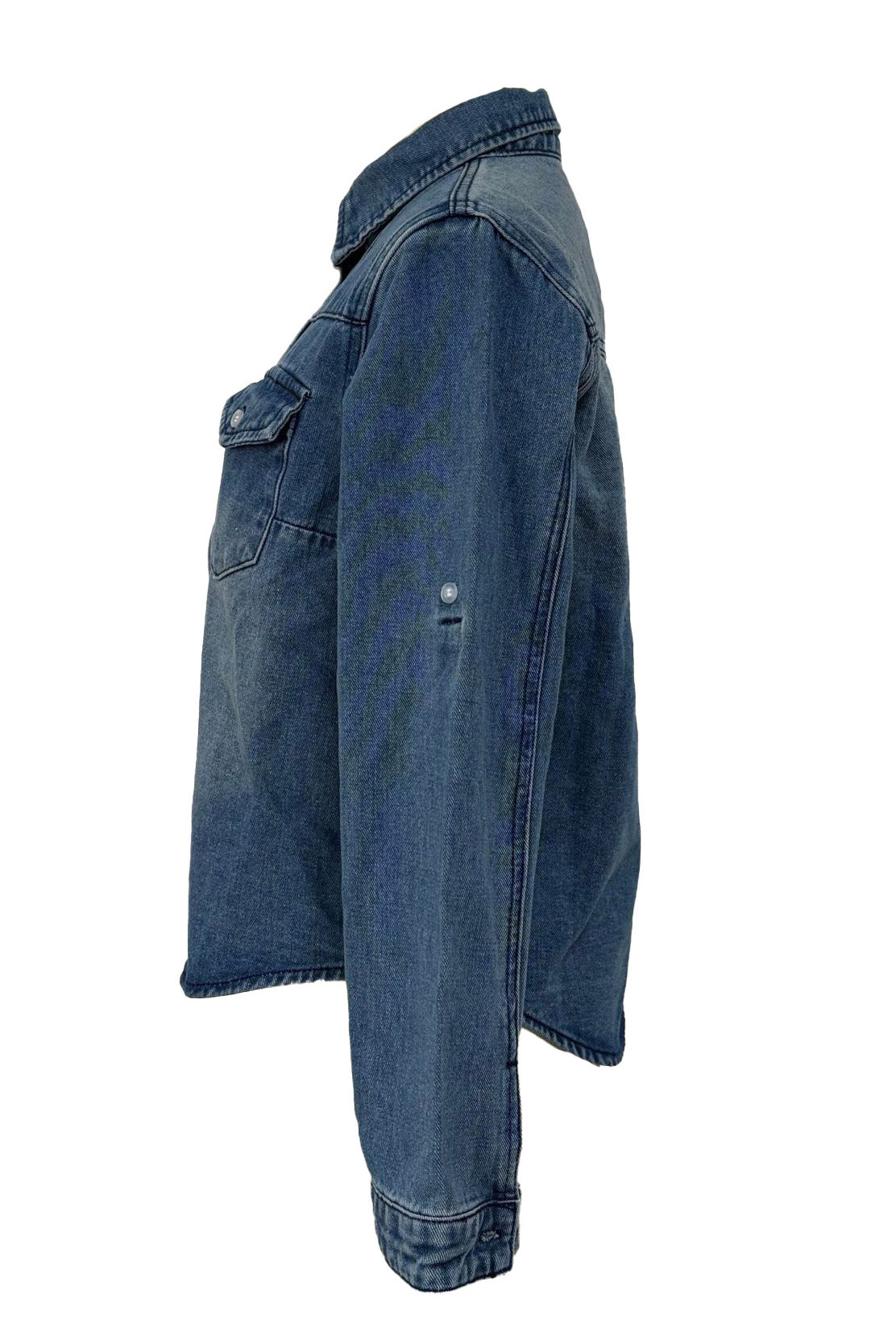 Loose Fit Casual Denim Shirt Lavish Daily