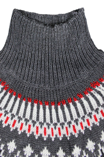 Turtleneck Cropped Knit Sweater Lavish Daily