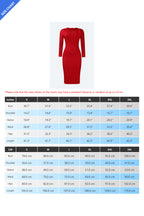 Bodycon Long Sleeve Midi Pencil Dress Lavish Daily