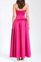 Strapless Drop Waist Corset Dress Lavish Daily