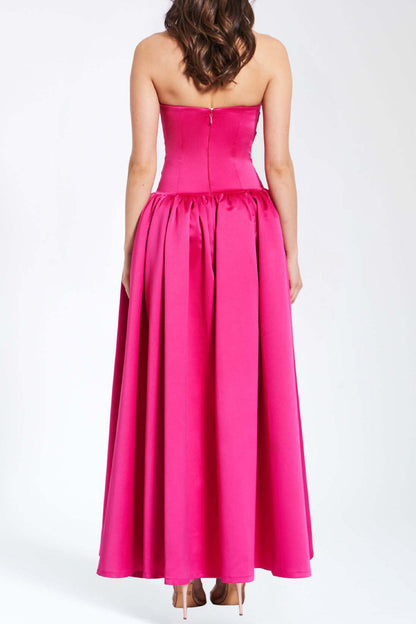 Strapless Drop Waist Corset Dress Lavish Daily