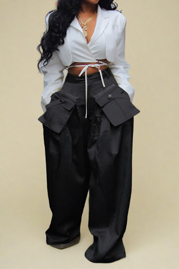 Loose Pocket Pants Lavish Daily