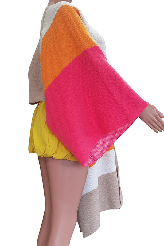 Knitted Pullover Cape Sweater Lavish Daily