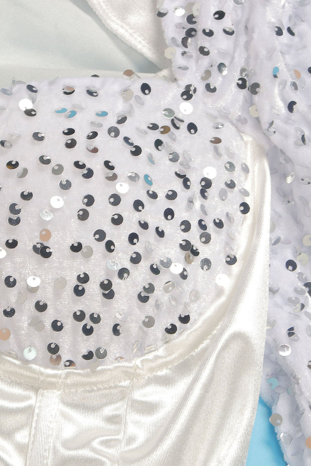 Split Square Cut Collar Stretch Sequin Dress Lavish Daily