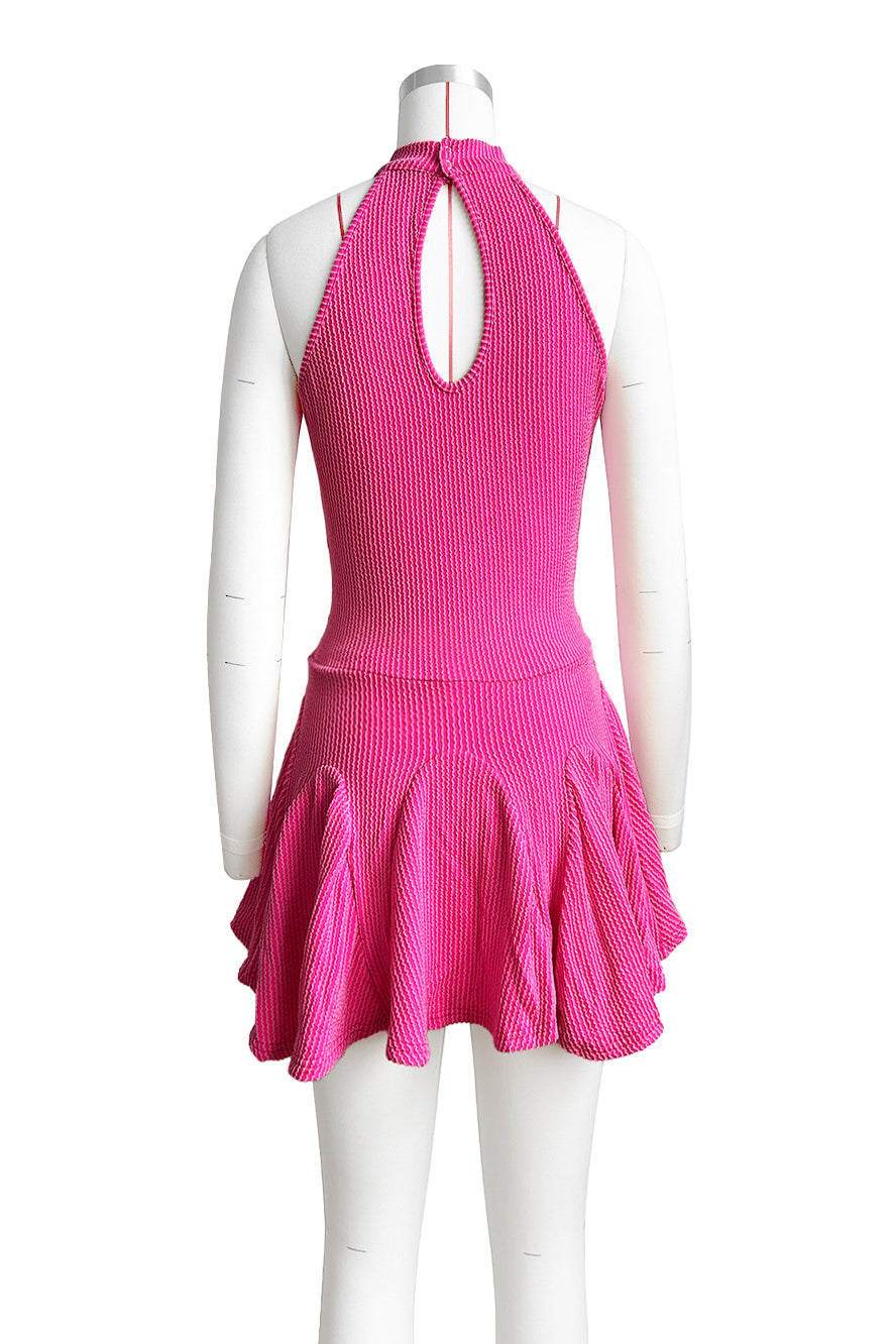 Sleeveless Ribbed Mini Dress Lavish Daily