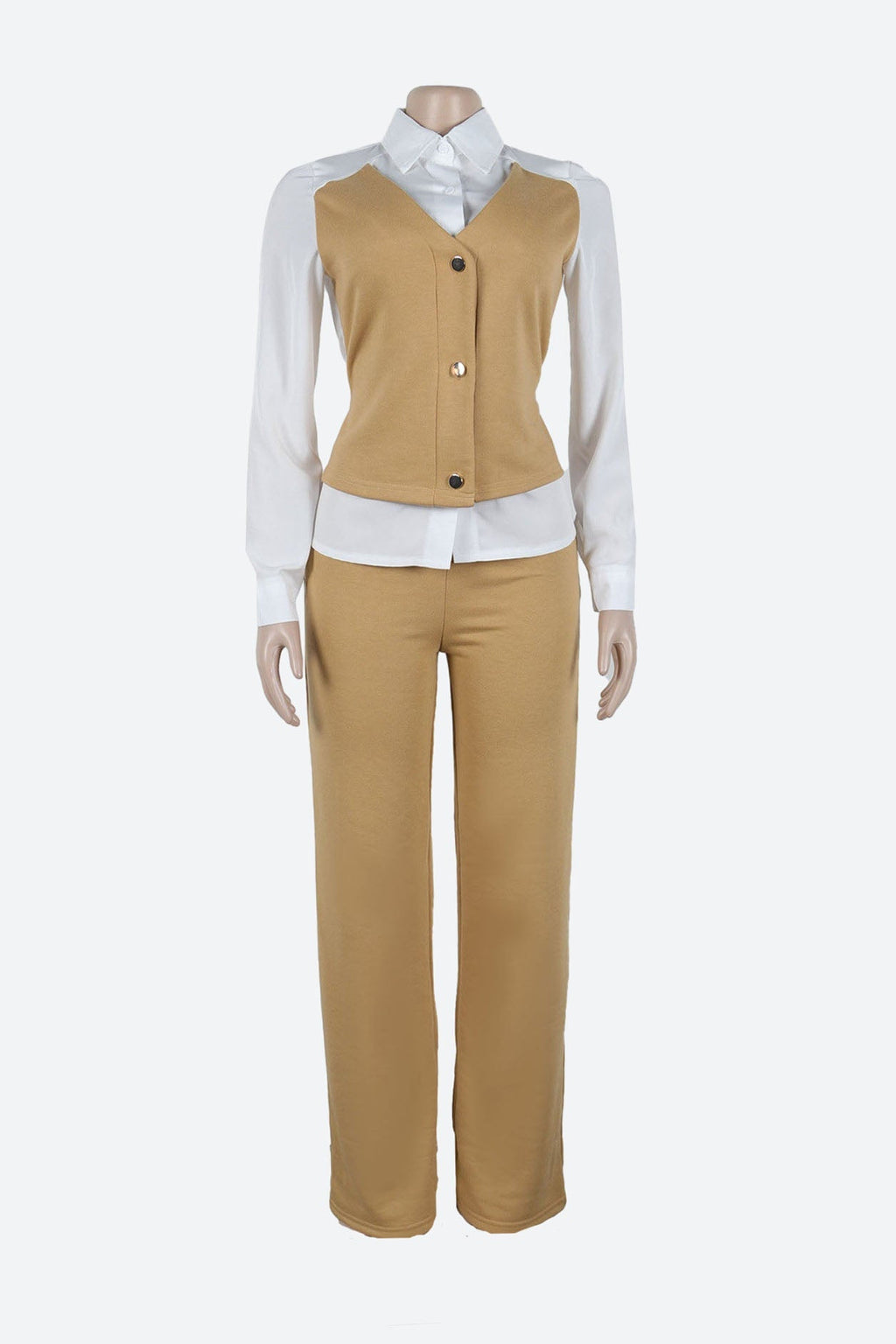 Vest Combo Shirt & Pants Set Lavish Daily