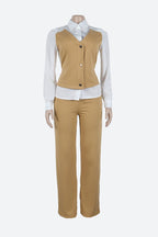 Vest Combo Shirt & Pants Set Lavish Daily