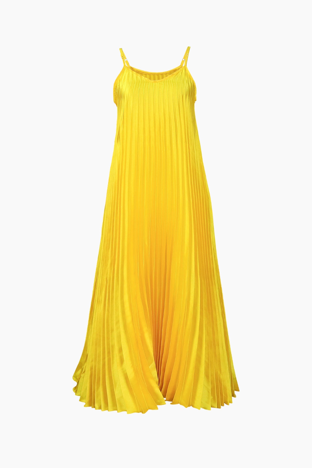 Sling Pleated Maxi Dresses Lavish Daily