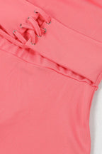 Deep V Neck Long Sleeve Two Pieces Lavish Daily