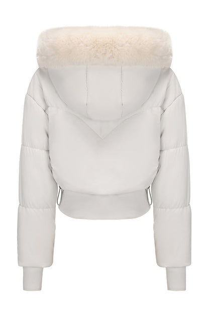 Vintage Short Down Jacket Lavish Daily