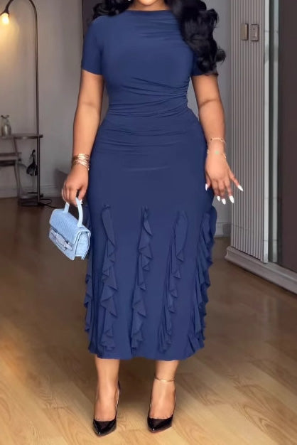 Slim Long Bodycon Dress Lavish Daily