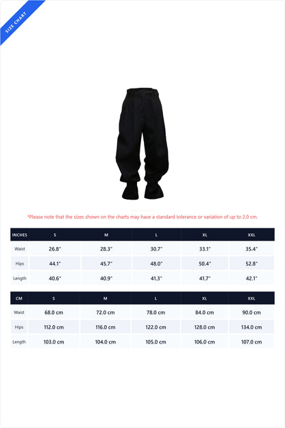 Pleated Ruffle-Cuff Balloon Trousers Lavish Daily