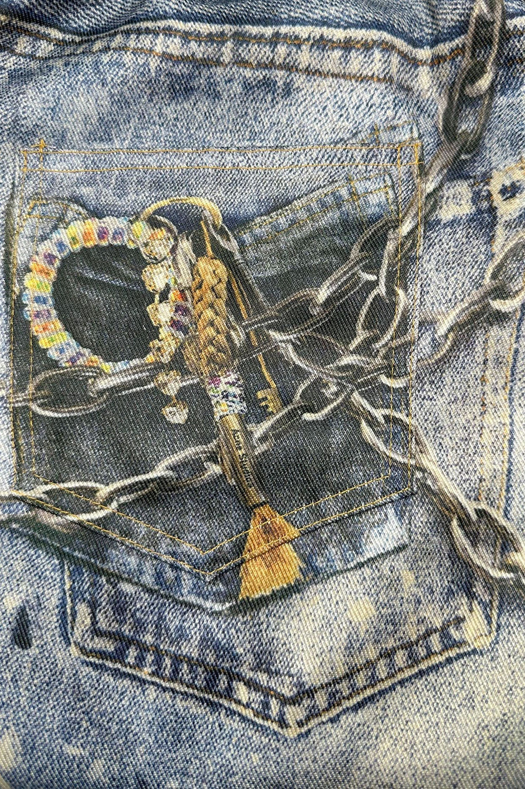 Printed Wide-Leg Casual Trousers Lavish Daily