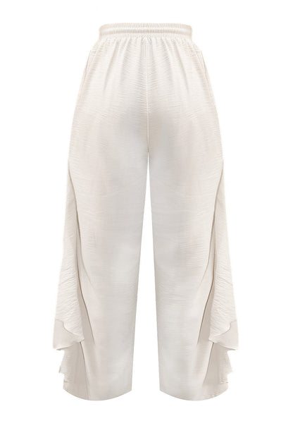 Layered Drape Wide Leg Pant Lavish Daily