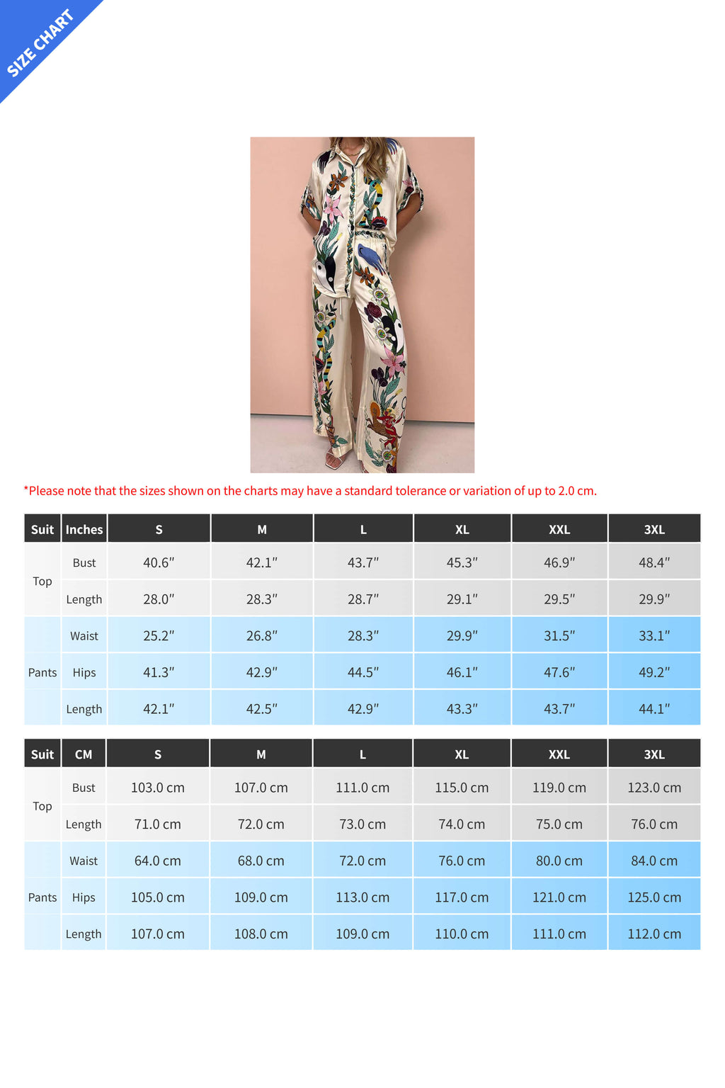 Printed Shirt and Pant Set Lavish Daily