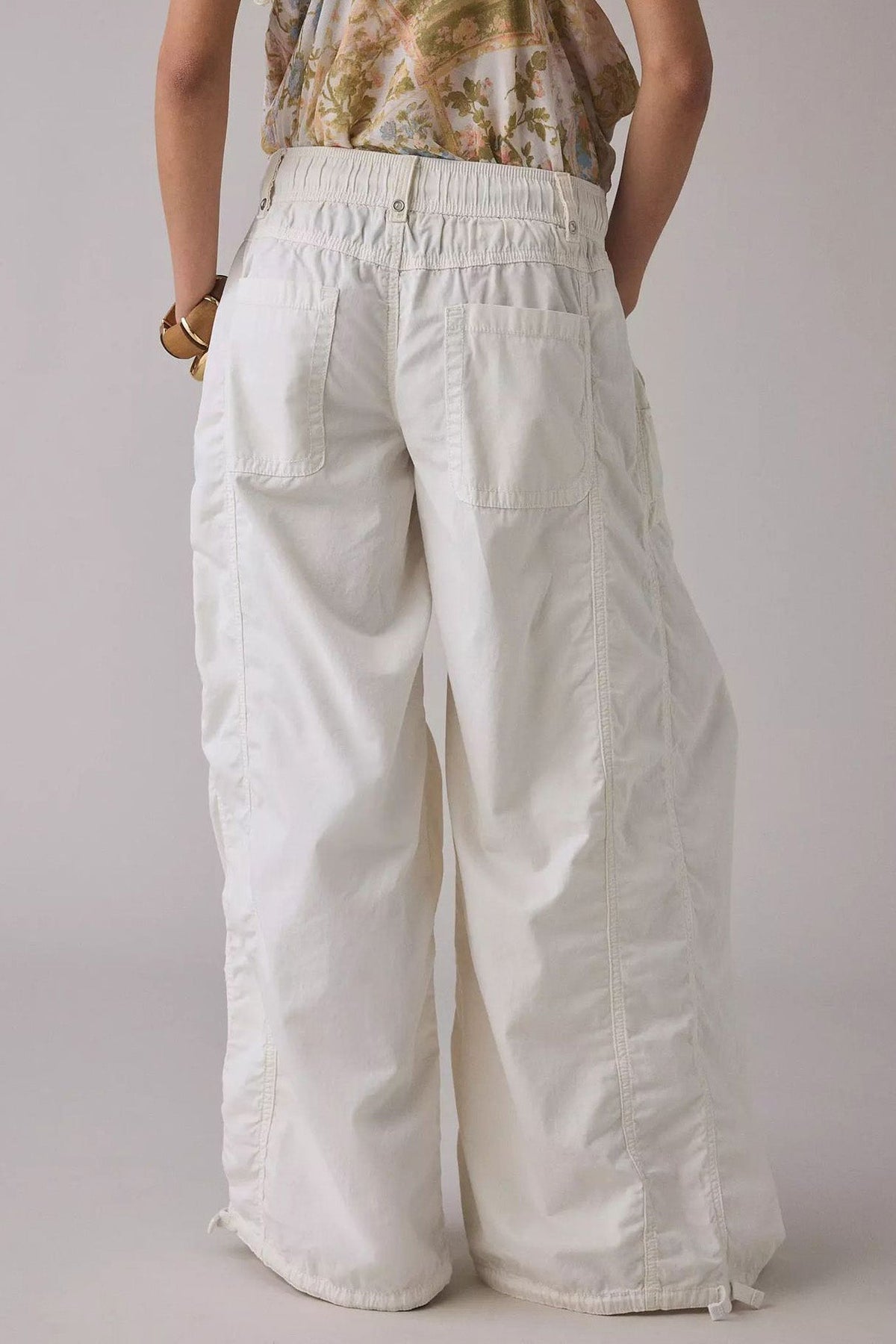 Wide Leg Drawstring Parachute Pant Lavish Daily
