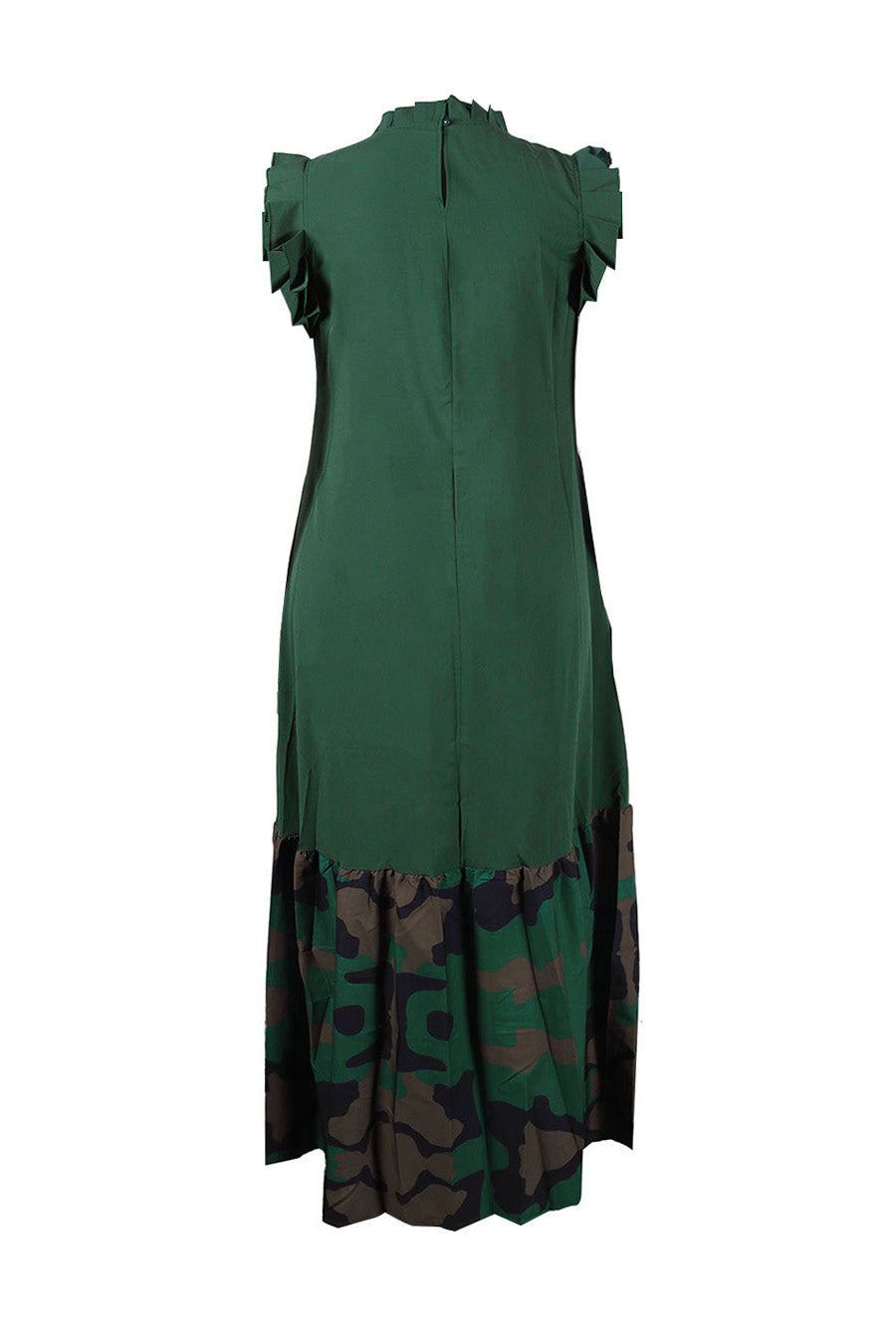 Maxi Dress With Ruffle Sleeve Lavish Daily