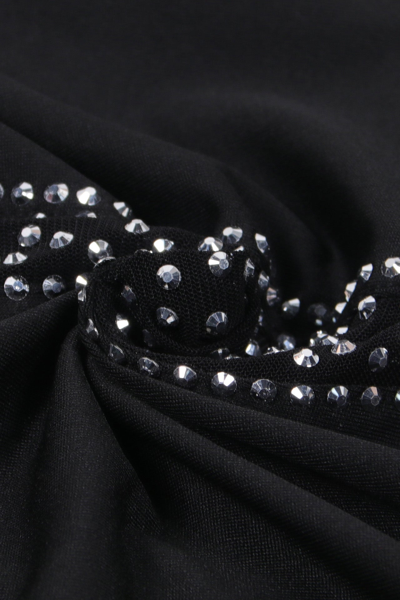 Rhinestone Sheer Stretch Romper Lavish Daily