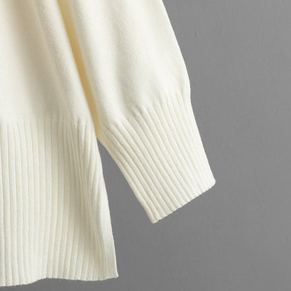 Loose Knit Top and Wide Leg Pants Set Lavish Daily