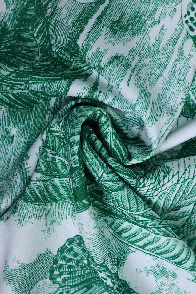 Printed Short-Sleeve Flowy Plus-Size Dress Lavish Daily