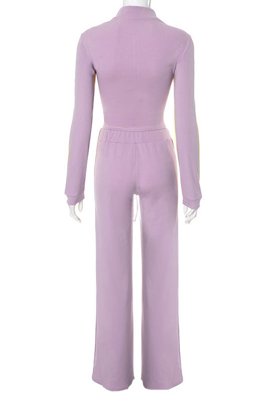 Stand Collar Slim Fit Sport Shorts Set Lavish Daily