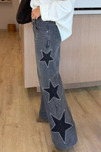 Casual Pocket Wide-Leg Jeans LavishDaily