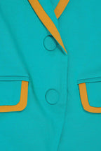 Waist Slim Blazer Vest Two-Piece Set Lavish Daily