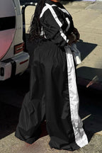 Color-Block Windbreaker & Wide-Leg Set Lavish Daily