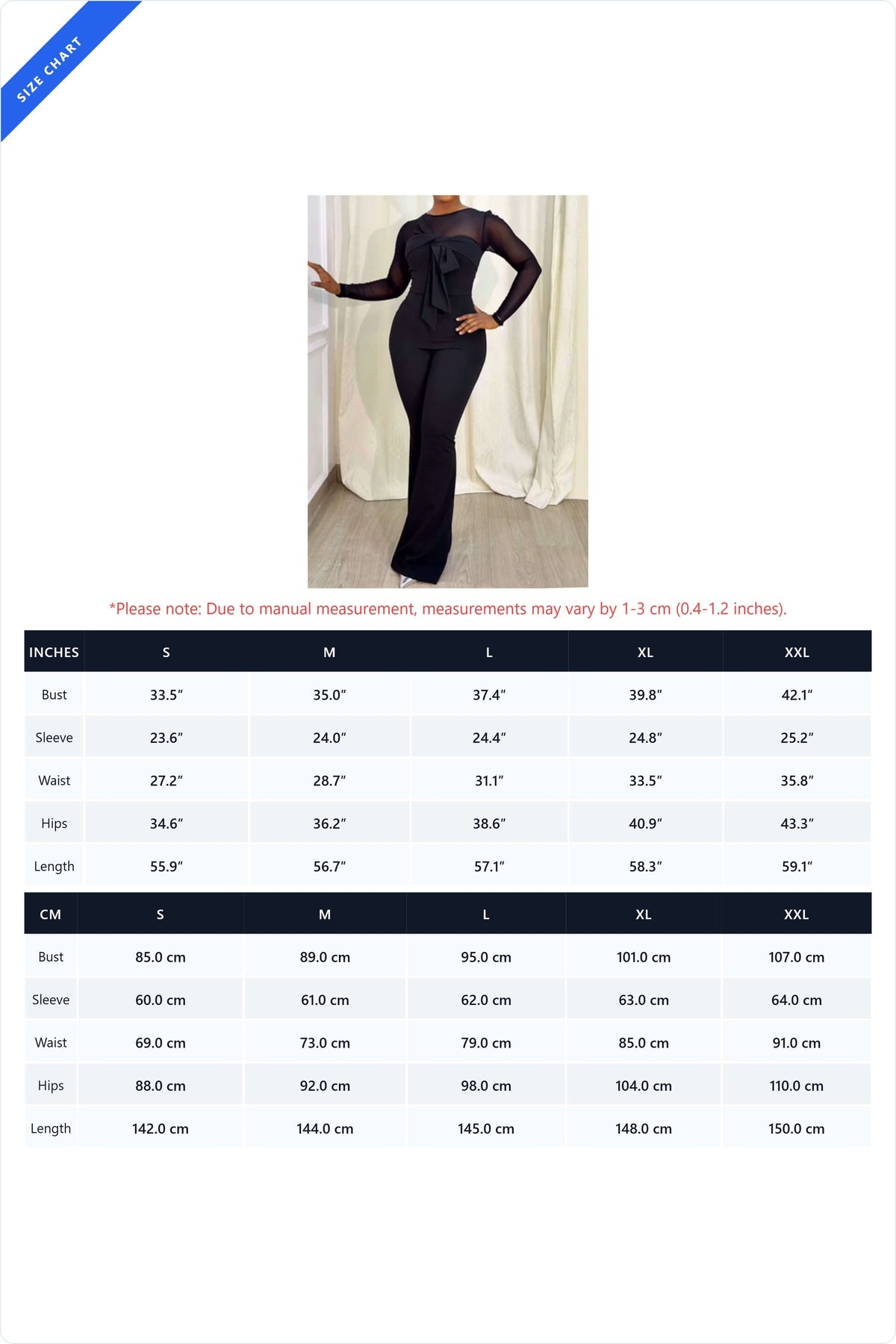 Sheer Mesh Illusion Bow Detail Flared Jumpsuit Lavish Daily