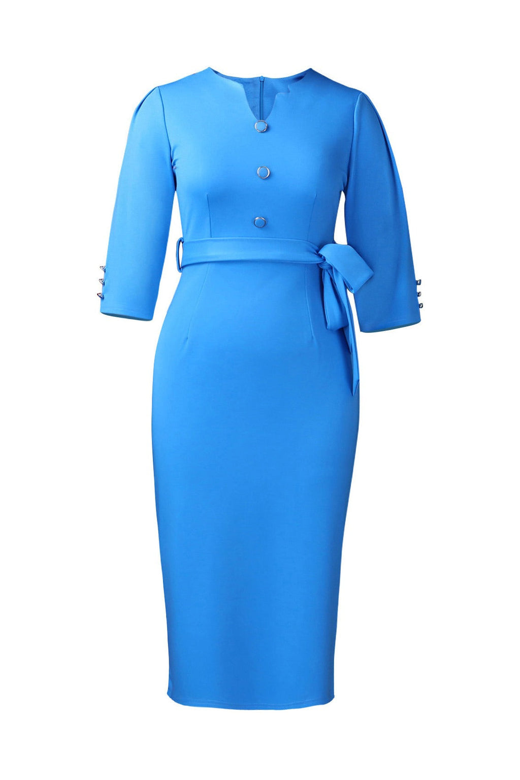 Elegant V-Neck Bodycon Maxi Dress Lavish Daily