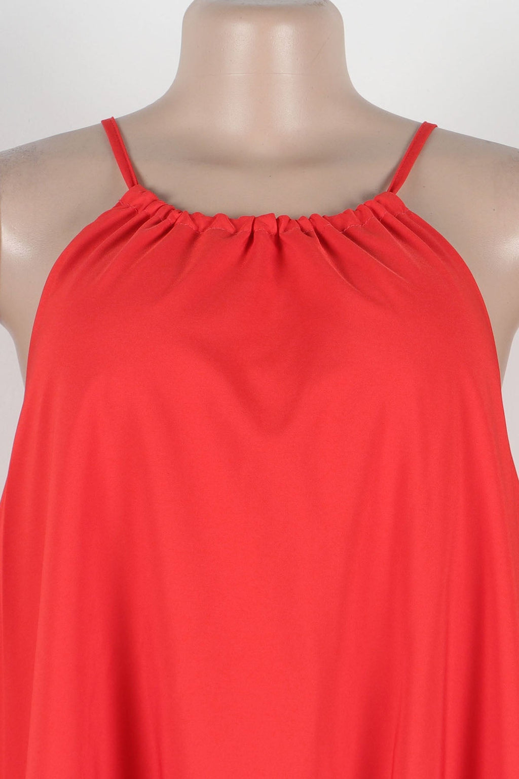 Red Mini Balloon Bubble Dress Lavish Daily