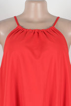 Red Mini Balloon Bubble Dress Lavish Daily
